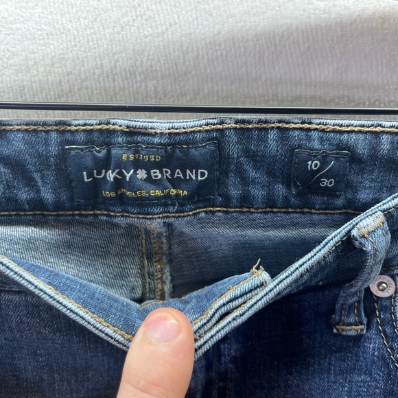 Lucky Brand Sweet Boot Cut Jeans Womens 10/30 Stretch Blue Denim Cute Chic 2121 - Picture 2 of 11